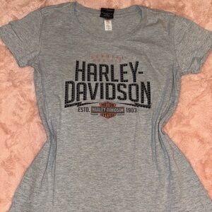 Harley-Davidson Gray Short Sleeve Tee